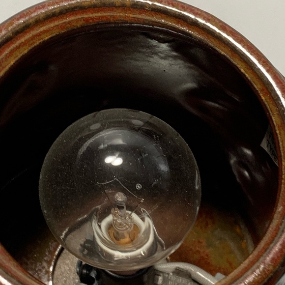 Scentsy DSW-Boho Ceramic Electric Wax Warmer Brown Floral Design - Picture 7 of 9